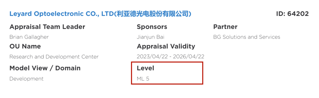 全球最高等级认证 | 凯发(中国)官网获CMMI 5证书