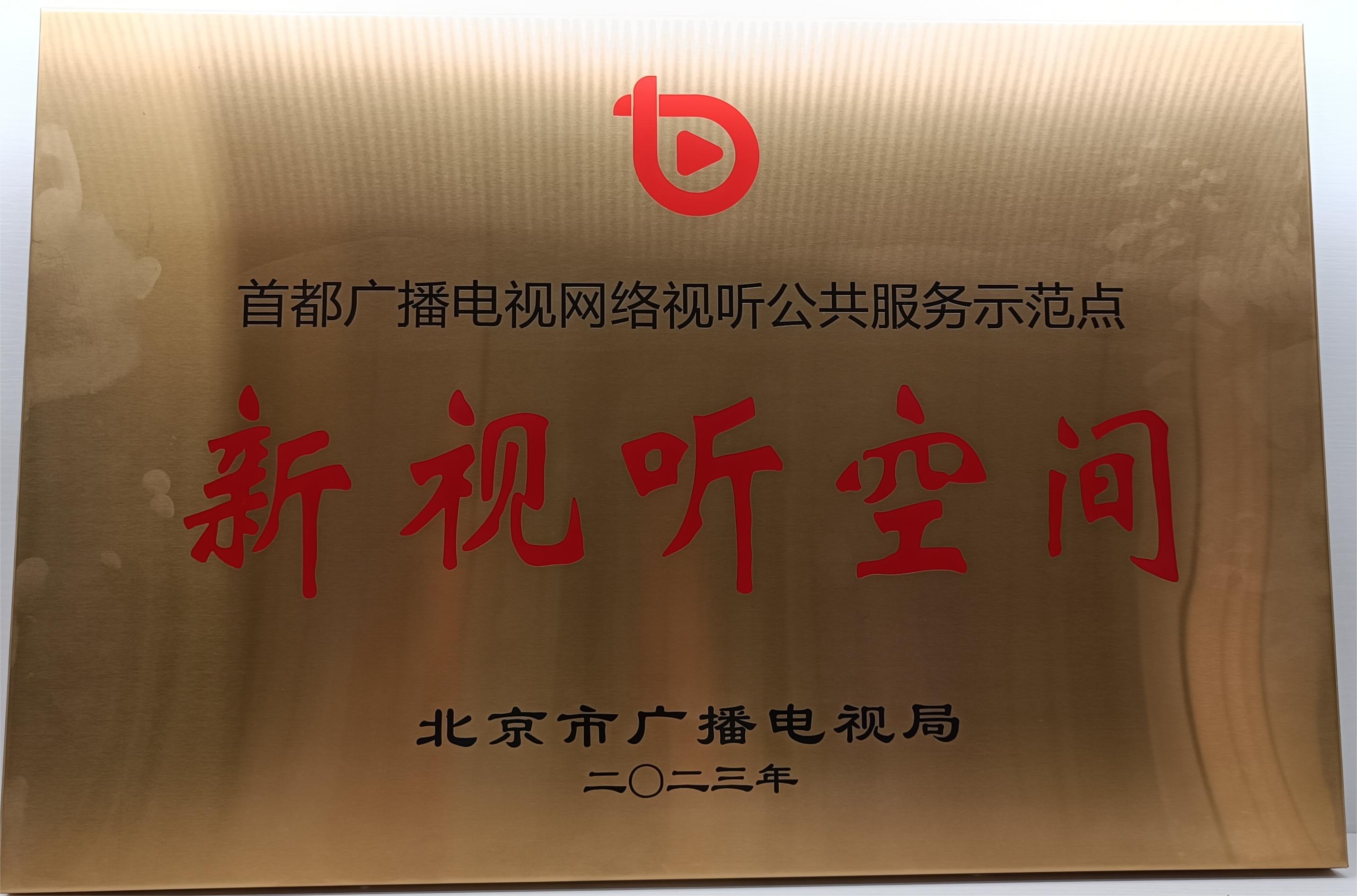 首都广播电视网络视听公共服务示范点-新视听空间